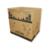 kerstdoos - 390x290x250 mm kerstdorp